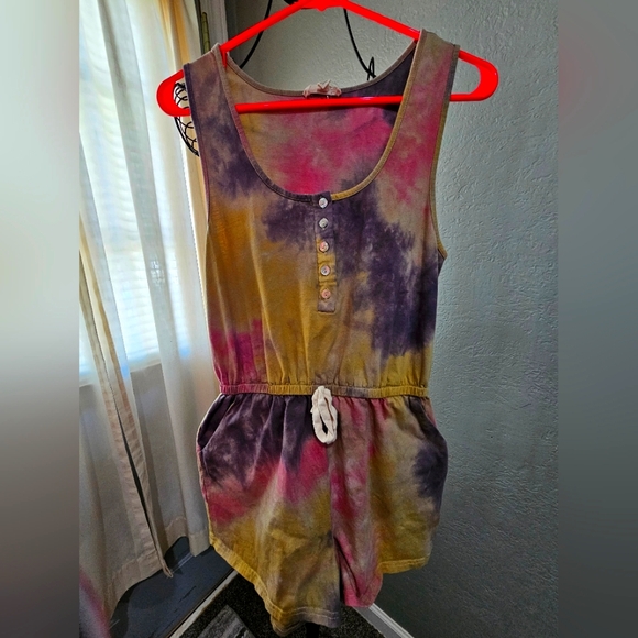 Entro Purple and Pink Jumpsuit SIZE M - Picture 1 of 6